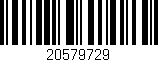 Código de barras (EAN, GTIN, SKU, ISBN): '20579729'