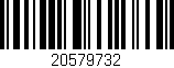 Código de barras (EAN, GTIN, SKU, ISBN): '20579732'
