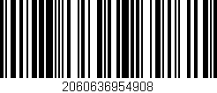 Código de barras (EAN, GTIN, SKU, ISBN): '2060636954908'