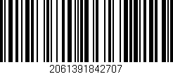 Código de barras (EAN, GTIN, SKU, ISBN): '2061391842707'