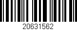 Código de barras (EAN, GTIN, SKU, ISBN): '20631562'
