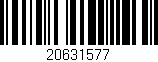 Código de barras (EAN, GTIN, SKU, ISBN): '20631577'
