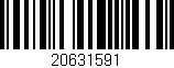 Código de barras (EAN, GTIN, SKU, ISBN): '20631591'