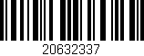 Código de barras (EAN, GTIN, SKU, ISBN): '20632337'