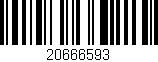 Código de barras (EAN, GTIN, SKU, ISBN): '20666593'