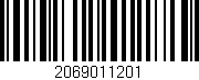 Código de barras (EAN, GTIN, SKU, ISBN): '2069011201'