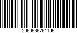 Código de barras (EAN, GTIN, SKU, ISBN): '2069566761105'