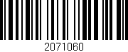 Código de barras (EAN, GTIN, SKU, ISBN): '2071060'