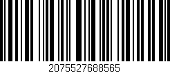 Código de barras (EAN, GTIN, SKU, ISBN): '2075527688565'