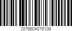 Código de barras (EAN, GTIN, SKU, ISBN): '2076604079108'