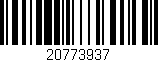 Código de barras (EAN, GTIN, SKU, ISBN): '20773937'