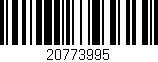 Código de barras (EAN, GTIN, SKU, ISBN): '20773995'