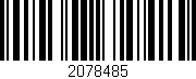 Código de barras (EAN, GTIN, SKU, ISBN): '2078485'