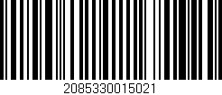 Código de barras (EAN, GTIN, SKU, ISBN): '2085330015021'