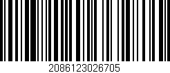 Código de barras (EAN, GTIN, SKU, ISBN): '2086123026705'
