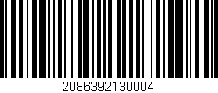 Código de barras (EAN, GTIN, SKU, ISBN): '2086392130004'