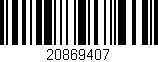 Código de barras (EAN, GTIN, SKU, ISBN): '20869407'