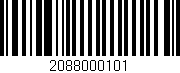 Código de barras (EAN, GTIN, SKU, ISBN): '2088000101'