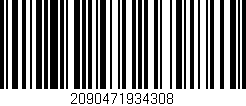 Código de barras (EAN, GTIN, SKU, ISBN): '2090471934308'