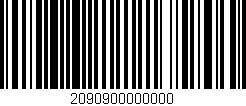 Código de barras (EAN, GTIN, SKU, ISBN): '2090900000000'