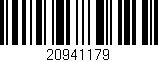 Código de barras (EAN, GTIN, SKU, ISBN): '20941179'