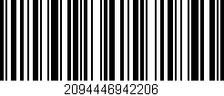 Código de barras (EAN, GTIN, SKU, ISBN): '2094446942206'