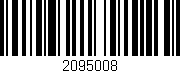 Código de barras (EAN, GTIN, SKU, ISBN): '2095008'