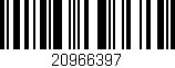 Código de barras (EAN, GTIN, SKU, ISBN): '20966397'