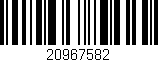 Código de barras (EAN, GTIN, SKU, ISBN): '20967582'