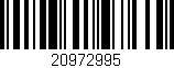 Código de barras (EAN, GTIN, SKU, ISBN): '20972995'
