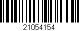 Código de barras (EAN, GTIN, SKU, ISBN): '21054154'