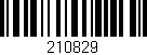 Código de barras (EAN, GTIN, SKU, ISBN): '210829'