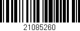 Código de barras (EAN, GTIN, SKU, ISBN): '21085260'