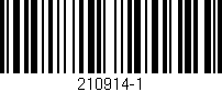 Código de barras (EAN, GTIN, SKU, ISBN): '210914-1'