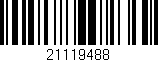 Código de barras (EAN, GTIN, SKU, ISBN): '21119488'