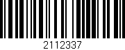 Código de barras (EAN, GTIN, SKU, ISBN): '2112337'