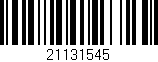 Código de barras (EAN, GTIN, SKU, ISBN): '21131545'