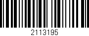 Código de barras (EAN, GTIN, SKU, ISBN): '2113195'