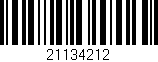Código de barras (EAN, GTIN, SKU, ISBN): '21134212'