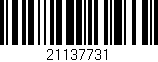 Código de barras (EAN, GTIN, SKU, ISBN): '21137731'