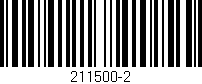 Código de barras (EAN, GTIN, SKU, ISBN): '211500-2'