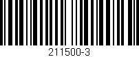 Código de barras (EAN, GTIN, SKU, ISBN): '211500-3'