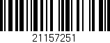 Código de barras (EAN, GTIN, SKU, ISBN): '21157251'