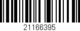 Código de barras (EAN, GTIN, SKU, ISBN): '21166395'