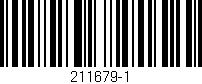 Código de barras (EAN, GTIN, SKU, ISBN): '211679-1'