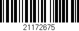 Código de barras (EAN, GTIN, SKU, ISBN): '21172675'