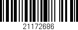 Código de barras (EAN, GTIN, SKU, ISBN): '21172686'