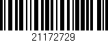Código de barras (EAN, GTIN, SKU, ISBN): '21172729'