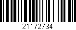 Código de barras (EAN, GTIN, SKU, ISBN): '21172734'