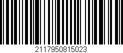 Código de barras (EAN, GTIN, SKU, ISBN): '2117950815023'